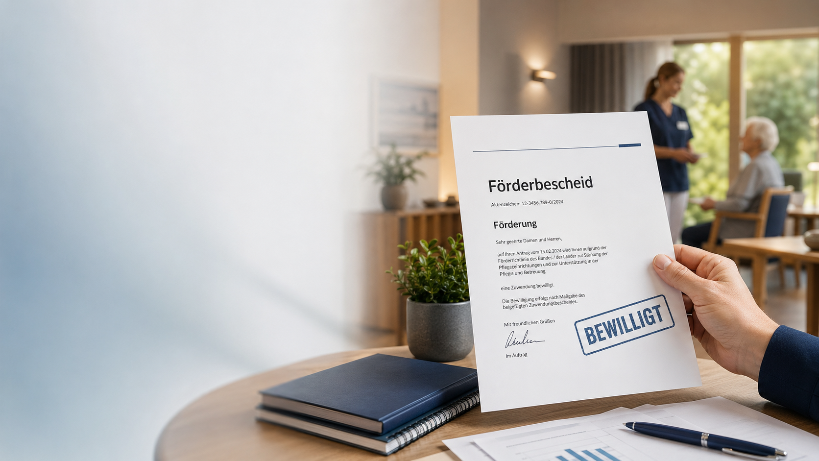 Förderbescheid bewilligt